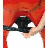 Slip avec étui anal en latex personnalisable