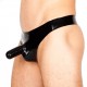 G-string avec étui pour pénis en latex personnalisable