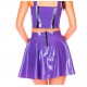 Jupe courte en latex personnalisable
