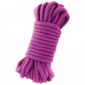 Corde de bondage en coton violet 5 mètres Darkness