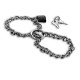 Paire de menottes en chaîne avec cadenas