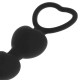 Chapelet anal en silicone avec poignée ergonomique