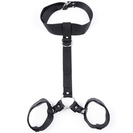 Contrainte de bondage nylon cou et poignets