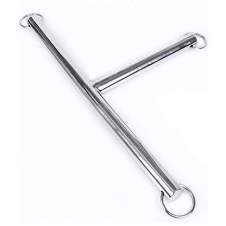 Barre d'écartement triple en métal - Accessoire BDSM Malins-Plaisirs