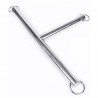 Barre d'écartement triple en métal - Accessoire BDSM Malins-Plaisirs