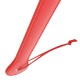 Paddle long rouge en cuir végan