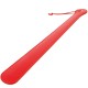Paddle long rouge en cuir végan