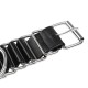 Menottes Hinge Like en acier et similicuir