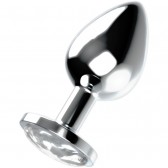Bijou anal inox cristal petit