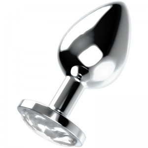 Bijou anal inox cristal petit