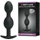 Plug anal à boules lestées 12,5 cm