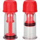 Suceurs de tétons rouge x2