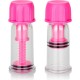Suceurs de tétons rose x2