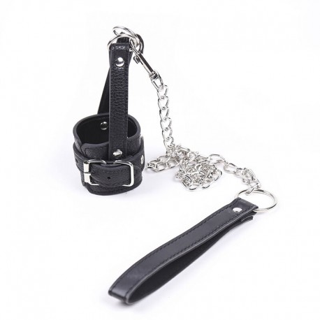 Ballstretcher de bondage avec laisse
