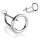 Cage de chasteté avec tige d'urètre en acier inox chirurgical