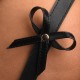 Harnais de bondage noir avec petits nœuds par Strict