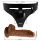 Ensemble harnais strap-on universel et gode réaliste à ventouse 21 centimètres Pretty Love