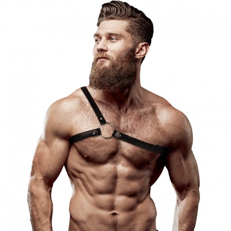 Harnais fetish submissive épaule