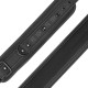 Revêtement en similicuir et rembourrage néoprène des menottes de poignet fetish submissive noir