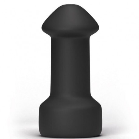 Masturbateur en forme de plug anal All Black