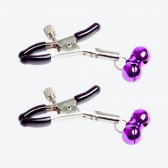 Pinces à tétons réglables avec grelots