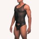 Bodystring sexy mesh noir