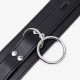 Collier BDSM 3 anneaux avec sa laisse