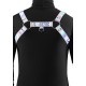 Harnais BDSM de torse holographique - Tenue SM Malins-Plaisirs