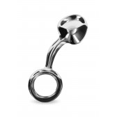 Plug anal acier à poignée Fine Pleasure - Sextoy BDSM Malins-Plaisirs