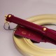 Martinet rouge et or, détail du manche avec anneau