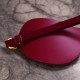 Masque rouge et or avec fixation élastique réglable