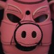 Cagoule de cochon Pet Play en néoprène