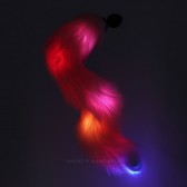 Plug queue Pet-Play lumineux - Sextoy BDSM Malins-Plaisirs