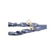 Menottes en silicone bleu luxe - Accessoires BDSM Malin-Plaisirs