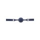 Bâillon ballgag silicone bleu - Accessoires BDSM Malins-Plaisirs
