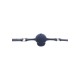 Bâillon ballgag silicone bleu - Accessoires BDSM Malins-Plaisirs