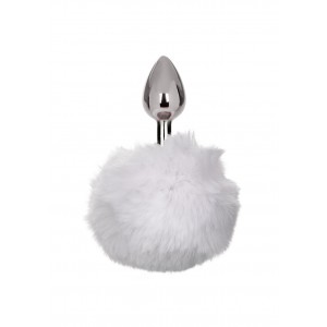 Plug queue de lapin blanche Pet-Play - Boutique BDSM Malins-Plaisirs