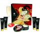 Kit exploration sensuel Shunga secrets fraises - Boutique BDSM Malins-Plaisirs