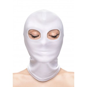 Cagoule blanche yeux ouverts
