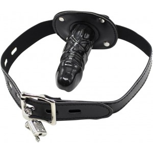 Bâillon dildo gode 10 cm - Boutique BDSM Malins-Plaisirs