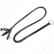 Fouet BDSM vinyle 140 cm - Accessoires BDSM Malins-Plaisirs