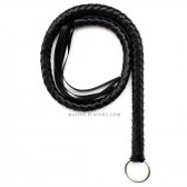 Snakewhip noir 65 cm - Accessoires BDSM Malins-Plaisirs