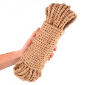 corde Shibari chanvre 20m - tenu dans la main
