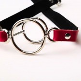 Baillon écarteur bouche rouge Deep-Throat - Accessoires BDSM Malins-Plaisirs