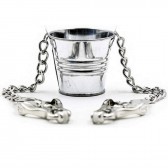 Pinces à seins avec seau - Boutique BDSM Malins-Plaisirs