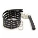 Collier sangles corset noir - Accessoires BDSM Malins-Plaisirs