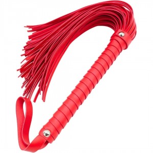 Martinet rouge 49cm - Accessoires BDSM Malins-Plaisirs