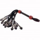 Martinet cuir véritable tressé - Accessoires BDSM Malins-Plaisirs