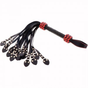 Martinet cuir véritable tressé - Accessoires BDSM Malins-Plaisirs