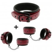 Pack BDSM rouge et noir Fetish Submissive